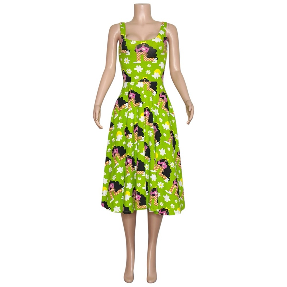 NOOWORKS Vacation Dress, Checkered Ladies, Small - Picture 5 of 10